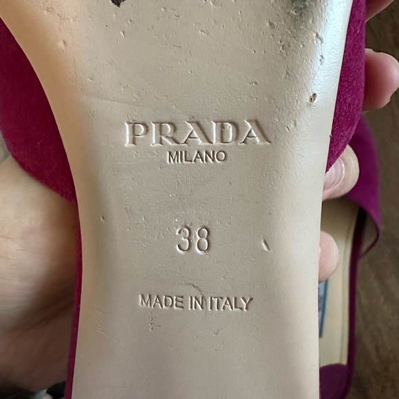 Prada loafer mules in size 38 - Picture 2 of 2